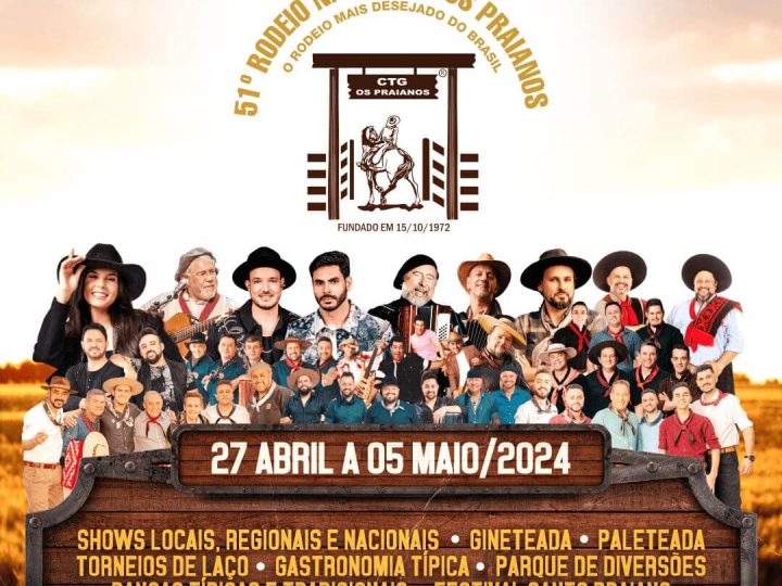 51º Rodeio Nacional do CTG Os Praianos 51º Rodeio Nacional do CTG Os Praianos