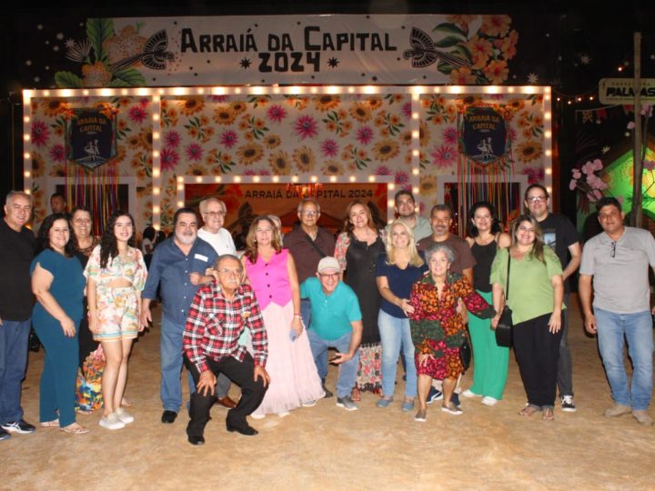 Jornalistas da Abrajet no 32º Arraiá da Capital, em Palmas, Tocantins