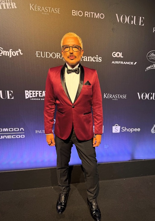 Alex Ferrer representou Santa Catarina no Baile da Vogue